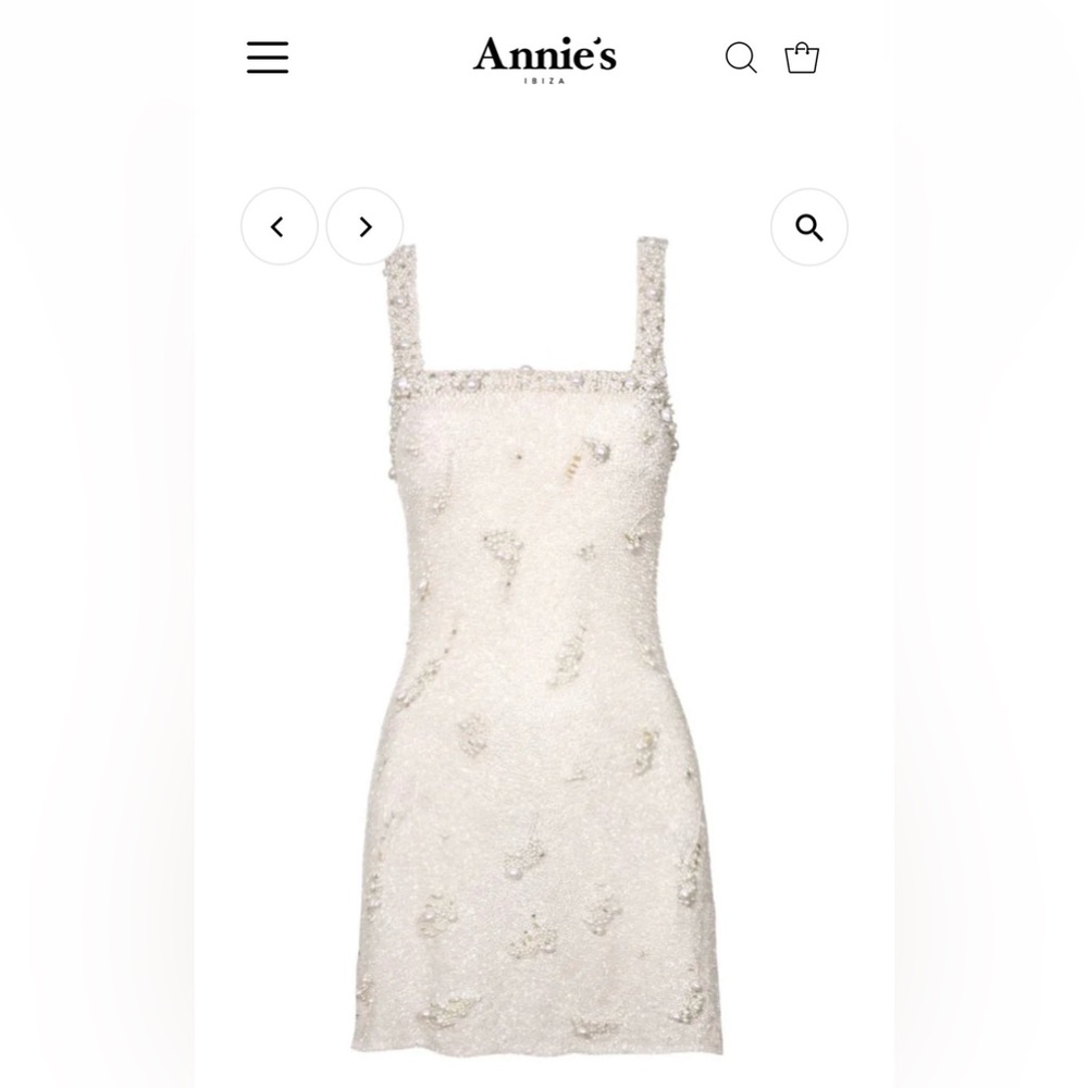 Annie’s x Clio Peppiatt Pearl Beaded Dress
